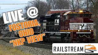 Big Boy Event Preview from the NKP Camera POP-UP LIVE Railcam: Fostoria, Ohio