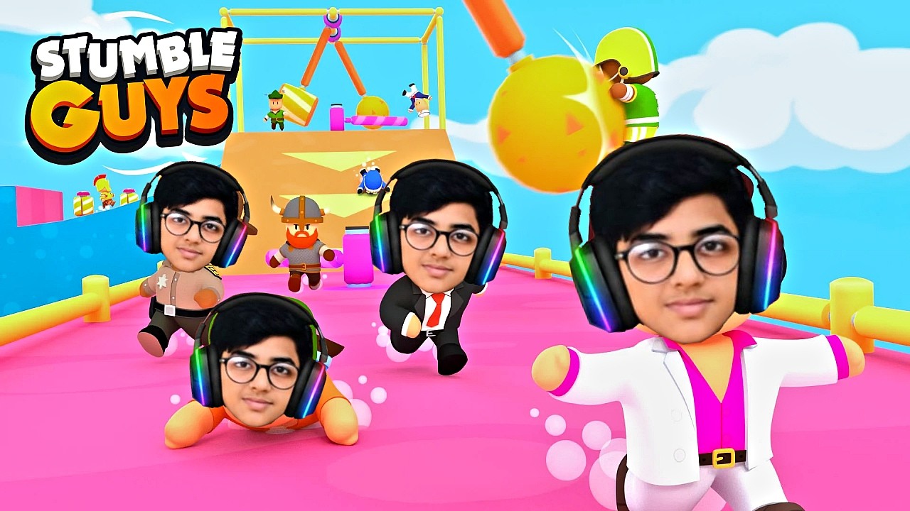 Playing STUMBLE GUYS in PC for First Time😱 | AhmerXP