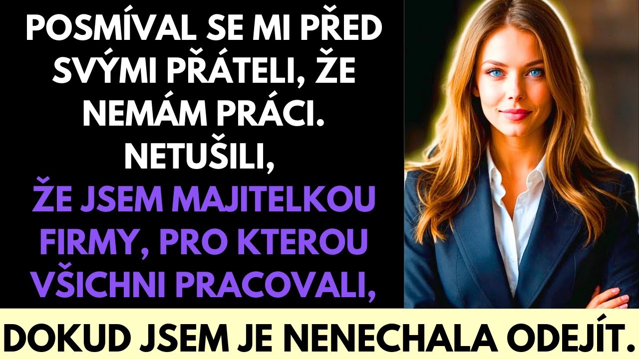 Seděla jsem na večírku, který pořádal můj vlastní manžel, a on mě před svými kolegy zesměšňoval kvůli tomu, že jsem „nezaměstnatelná". Ani netušil, že jsem zakladatelkou a generální ředitelkou...