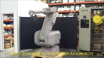 FANUC P155 PAINT ROBOT WIT RJ2 CONTROLLER AT EUROBOTS