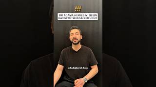 Bi̇r Adama Herkes İyi̇ Desi̇n Karisi Kötü Desi̇n Kötüdür Şk