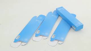 Straight Tuck-end Blue Cardboard Packaging Box