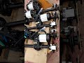 diy electric vehicle car rear axle four wheel 8 lug motor and front wheels hi speed conversion kit