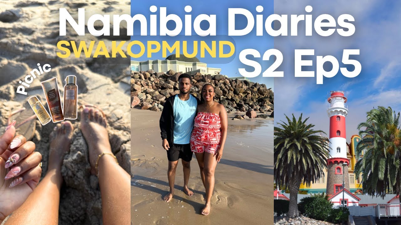 S2 Ep6 Swakopmund Day 1: Shopping, Beach Walks & a Romantic Picnic 🇳🇦