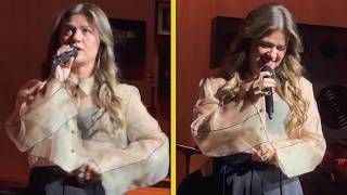 Live Kelly Clarkson Narrowly Avoids Wardrobe Malfunction as She Pokes Fun at Herself in Vegas Station Image