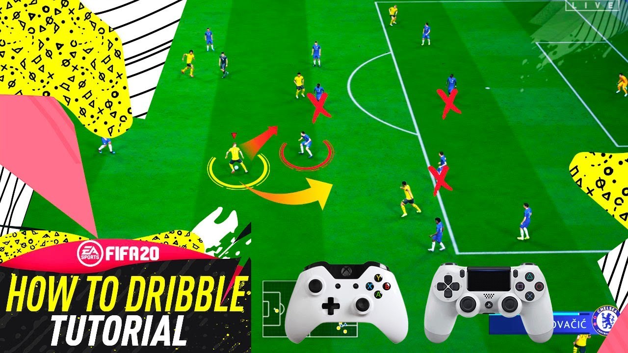 FIFA 20 DRIBBLING TUTORIAL - MOST EFFECTIVE DRIBBLING - HOW DRIBBLE - YouTube