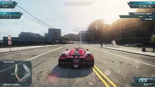 4K Nfs Most Wanted Koenigsegg Agera R Turbulence Circuit Race 4K Gameplay