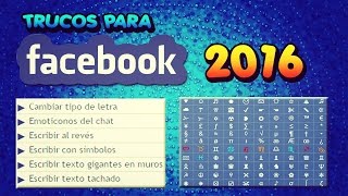 Trucos Para Facebook 2017  Lo Mejor De Facebook