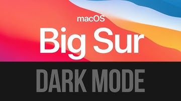 How to Use a Light or Dark appearance on macOS Big Sur