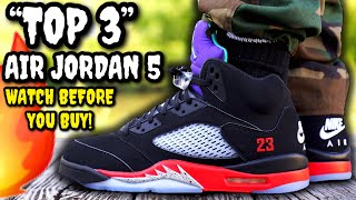 Air Jordan 5 Top 3 REVIEW & ON FEET! WATCH BEFORE You BUY! Worth 200?
