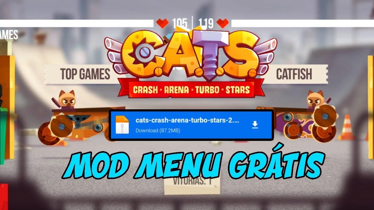 CATS Crash Arena Turbo Stars Hack Apk Mod (Invencibilidade) Sem