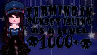 Farming As A LEVEL 1000+ Player In Sunset Island‖ Royale High Sunset Island