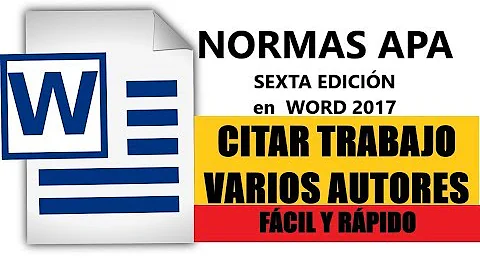 ¿Cómo referenciar varios autores en APA 6?