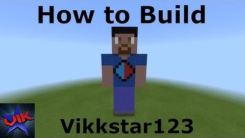 |How to Build Vikkstar123 (v.1)| Minecraft Skin Tutorials