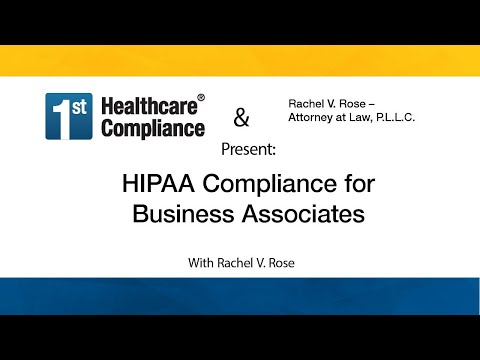 HIPAA Compliance for Business Associates