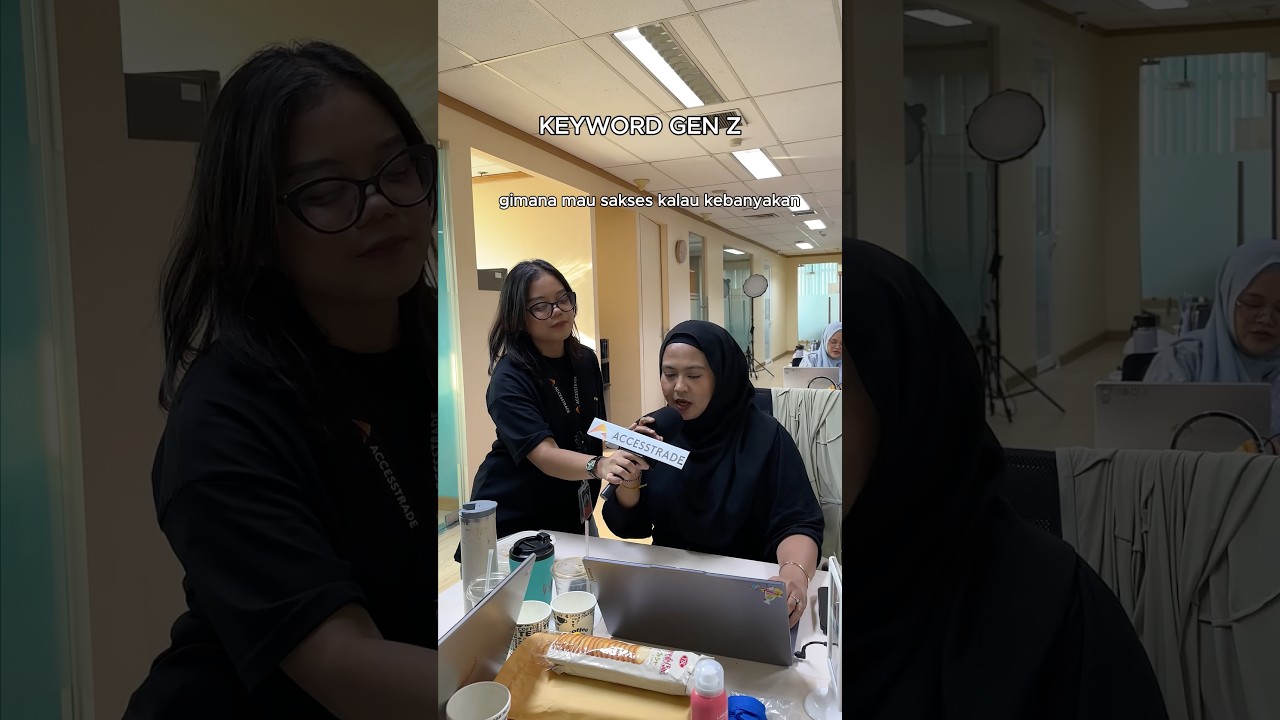 rewrite this title Genzi keluarin dong kata-katanya💅🏼 Affiliate? ACCESSTRADE aja!🎉🥳 #affiliatemarketing