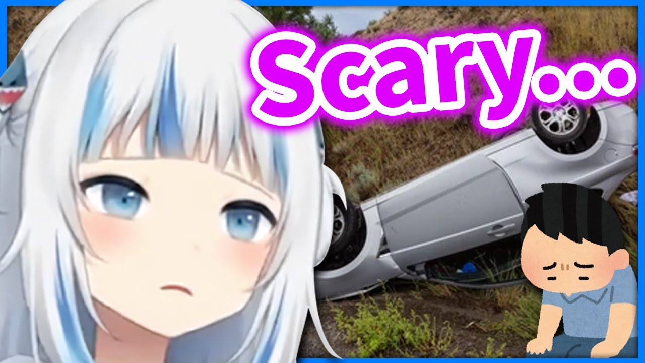 The time Gura Almost got into a Serious Accident 【Gawr Gura / HololiveEN】