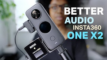 Insta360 ONE X2, Get Better Audio with Rode Wireless GO II