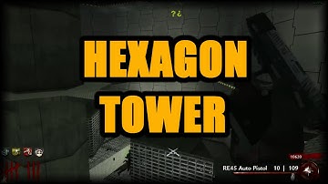 COD:WaW Nazi Zombies CUSTOM MAP "Hexagon Tower" Solo