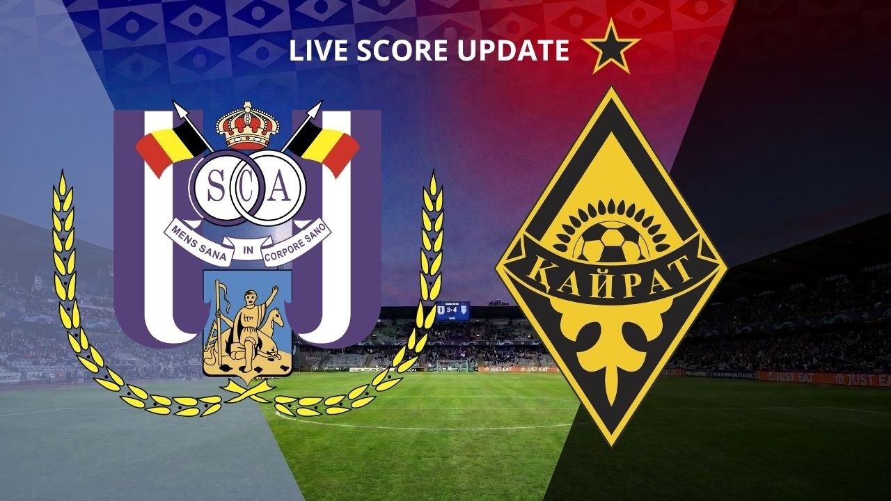 ANDERLECHT VS FC KAIRAT LIVE | UEFA EUROPA LEAGUE PLAYOFFS | LIVE SCORE UPDATE