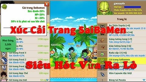 Ngọc Rồng Online-Cùng 2 AE sắm cải trang SaiBaMen cực HOT mới ra lò nào !!!
