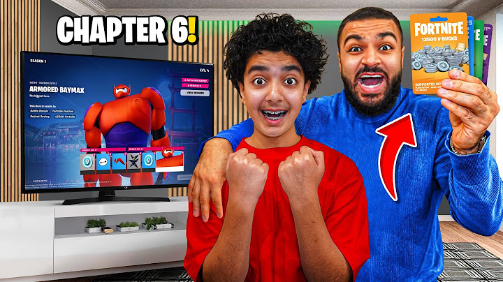 Upgrading My Little Brothers Fortnite Account For CHAPTER 6!