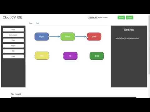 CloudCV IDE - Drag and Drop