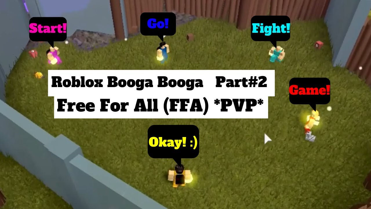 Roblox Booga Booga Part2 Free For All Ffapvptagalog 2019 - roblox booga booga pink diamond pickaxe