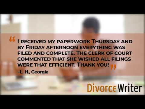 What are people are saying about DivorceWriter