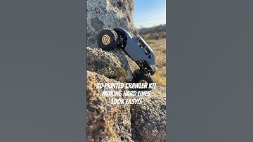 3D Printed Crawler / Hard Lines = Easy. Link in bio! #shorts #rc #rccrawler #3dprinting