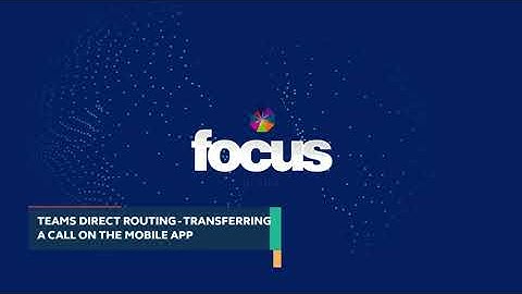 Teams Direct Routing | Transferring a Call on the Mobile App