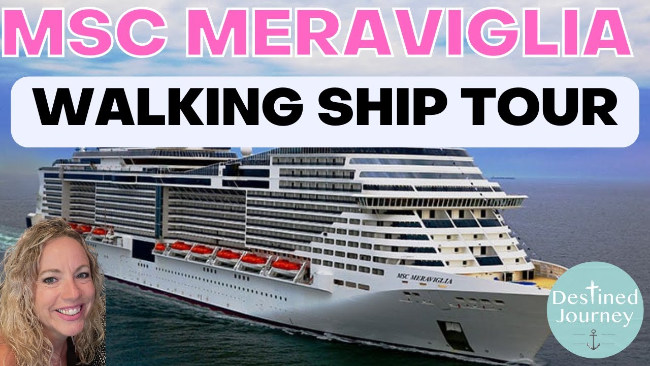 MSC Meraviglia | Walking Ship Tour | WHAT A BEAUTIFUL SHIP!