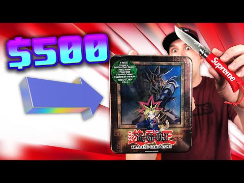 *$500.00 Yu-Gi-Oh! TIN OPENING!* Pulling Yugi's Best Buster Blader Yugioh Booster Packs & Cards! JRB