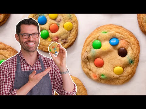 Soft Chewy M&M Cookies Recipe 