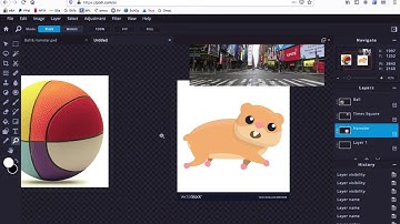 PIXLR Cut & Paste 3/6 What are Layers and How to Move Them