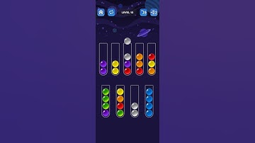Ball colour sort puzzle level 10 #games #gaming #gameplay