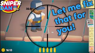 Shooting people's problems away! - Sniper Dan screenshot 3