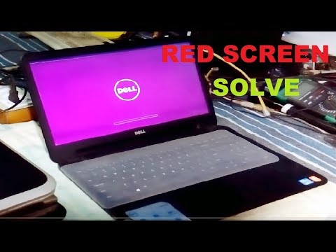 Dell inspiron 15 red screen repair