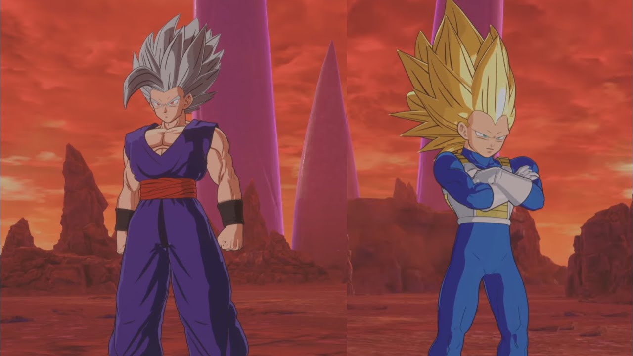 Beast Gohan vs Ssj3 Vegeta - Dragon ball sparking zero