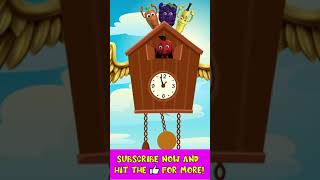 Tick-tock, time to rock! Hickory Dickory Dock! #childrensongs #kidshealth #kidslearning #shorts