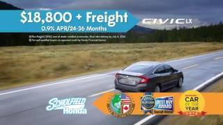 You could be driving a Honda from Scholfield Honda in Wichita KS