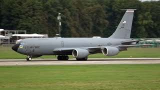 4Kᵁᴴᴰ USAF Boeing KC-135R Stratotanker Takeoff Departure @ NATO Days 2022