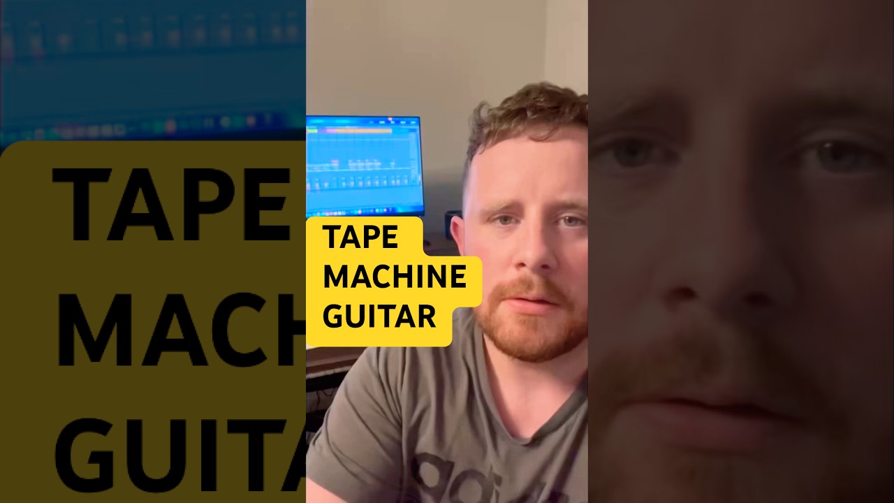 Recording guitar through an old tape machine 
