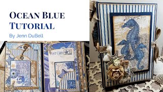 Ocean Blue Album Tour & Tutorial by Jenn DuBell | Graphic 45