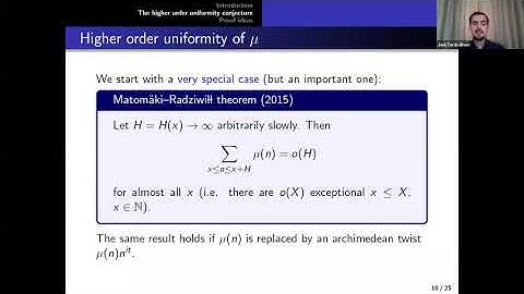 Joni Teräväinen (Oxford): Gowers uniformity of the Möbius function in short intervals