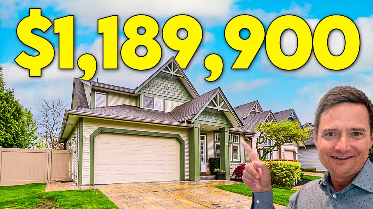 Tour a $1.19M Cloverdale Surrey Family Home w/ Den & VIEWS