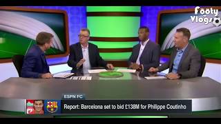 ESPN FC Full Show-24th August-Coutinho, champions league draw, wayne rooney & more