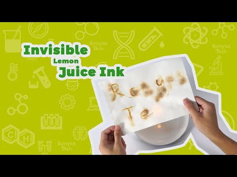 How to Keep Invisible Message? (Insivible Lemon Juice Ink)