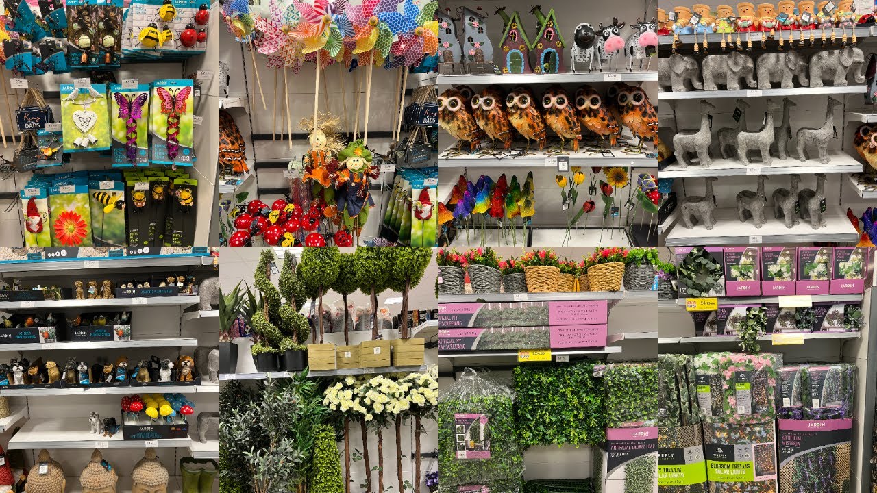 HOME BARGAINS GARDEN DECORS WITH PRICE FEB 2024 HOME BARGAINS HAUL