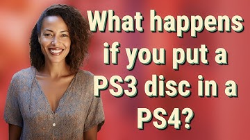 What happens if you put a PS3 disc in a PS4?